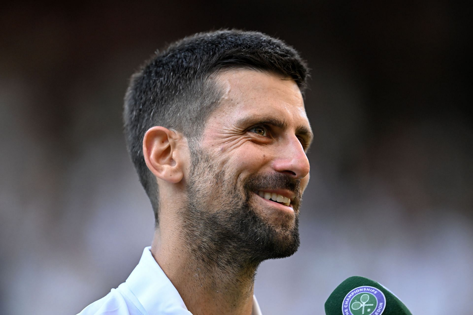 Novak Djokovic at the Wimbledon Championships (Image via: Getty)